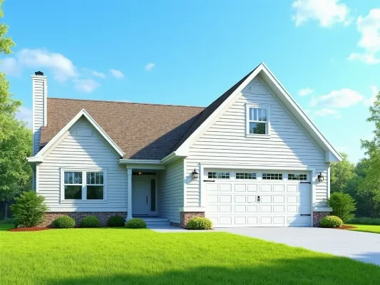 Cleaned house exterior with sparkling siding