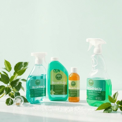 Eco-friendly cleaning solutions in action